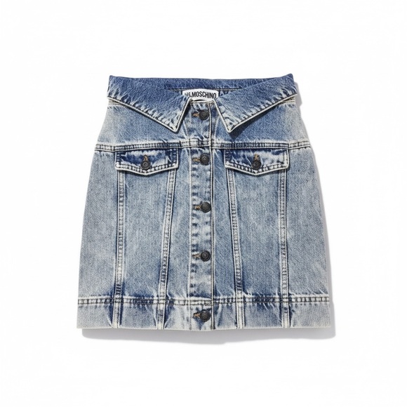 Moschino Dresses & Skirts - 🐻 H&MOSCHINO 🐻 Denim Skirt